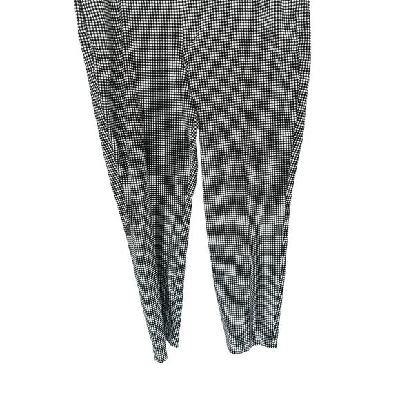 Old Navy Plus Black White Gingham Office Career Work Pixie Ankle Pants Size 16 - Picture 4 of 11